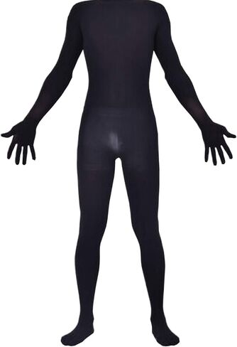 LESOYA النساء الرجال حجم كبير 80D كامل بوديستوكينج عالية المرونة شبه شفافة ارتداءها Catsuit قفازات أصابع القدم in Kuwait