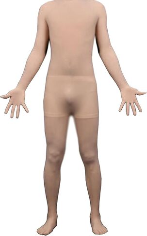 LESOYA النساء الرجال حجم كبير 80D كامل بوديستوكينج عالية المرونة شبه شفافة ارتداءها Catsuit قفازات أصابع القدم in Kuwait