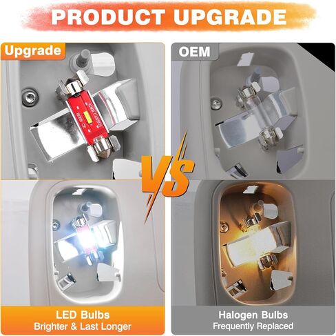 وحدة التحكم العلوية، قبة خريطة الضوء، مصباح القراءة LED، السقف الداخلي متوافق مع 2002-2010 دودج رام 1500 2500 3500 4500 5500، يستبدل 1DK78BD1AA، 1DK78TL2AA in Kuwait