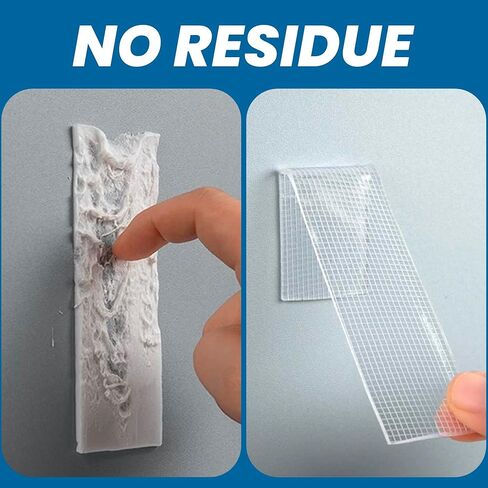 شريط نانو من تابيبير تمزيق باليد، شريط تثبيت مزدوج الجوانب 1.18 بوصة × 16.4 قدم، شريط قوي سميك 0.08 بوصة، شرائط لاصقة على الحائط من الجل الشفاف قابلة لإعادة الاستخدام، لا أثر لها، قابلة للغسل لتعليق الصورة، الملصق، السجاد in Kuwait