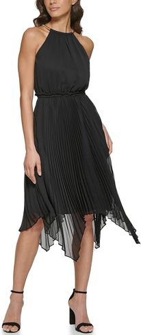 Kensie Women's Sleeveless Halter Midi Dress in Saudi Arabia
