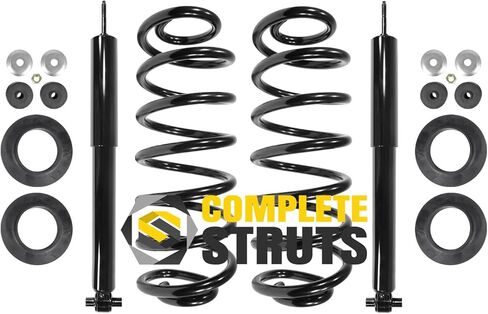 Rear Air Suspension to Passive Gas Shocks Absorbers with Coil Springs Conversion Kit Replacement for 2003-2011 Mercury Grand Marquis (Pair) in Saudi Arabia