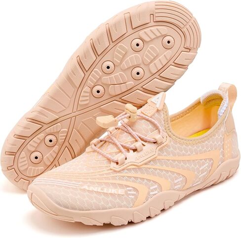 ANLUKE Mens Womens Water Shoes Swim Shoes Aqua Shoes Barefoot Quick-Dry Beach Surf Water Sports Shoes in Kuwait