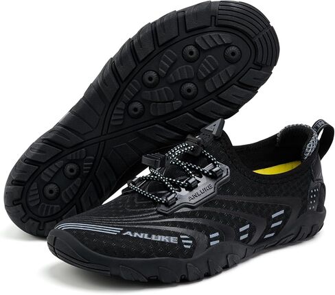 ANLUKE Mens Womens Water Shoes Swim Shoes Aqua Shoes Barefoot Quick-Dry Beach Surf Water Sports Shoes in Saudi Arabia