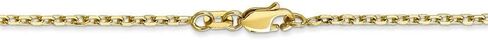 Roy Rose Jewelry 10K Yellow Gold 1.8mm Diamond-cut Cable Chain ~ length: 18 inches in Saudi Arabia