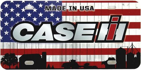 Case IH Made in USA Patriotic License Plate OBT140 in Kuwait