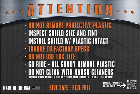 Long Ride Shields - 2015-2023 Windshield for Harley Davidson Road Glide Thresher Series Acrylic (Light Tint, 8 Inch) in Saudi Arabia