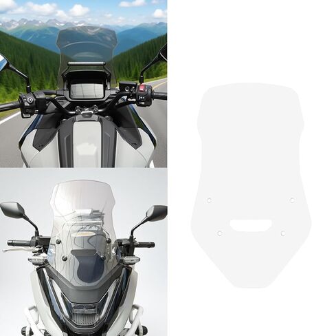 ل 25 NC750X 2025 الزجاج الأمامي NC750XDS 2025 ملحقات تعديل الزجاج الأمامي المرتفع (60 سنتيمتر شفاف) in Kuwait