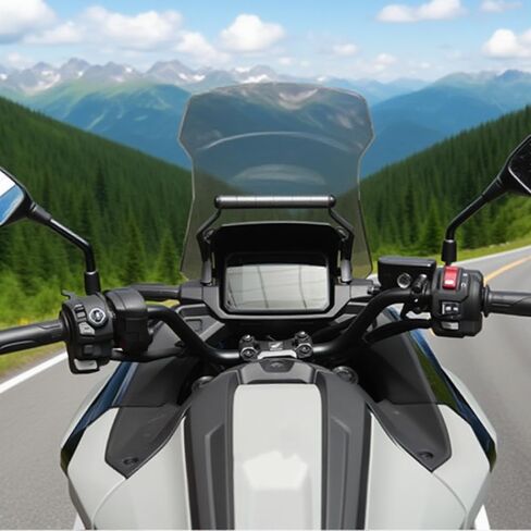 ل 25 NC750X 2025 الزجاج الأمامي NC750XDS 2025 ملحقات تعديل الزجاج الأمامي المرتفع (60 سنتيمتر شفاف) in Kuwait