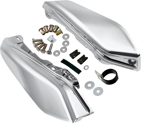 Green-L Pair Black Mid-Frame Air Deflectors with Mounting Hardware Kit Fit for Harley Touring Road King Street Electra Glide 2017-2023 in Kuwait