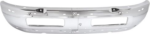 2Pcs Front Bumper Compatible with 1994-2001 Dodge Ram 1500, 1994-2002 Ram 2500 3500 Replacement for CH1002256 CH1002172 55076599AG 55274749 Bumper Face Bar Steel Chrome in Saudi Arabia