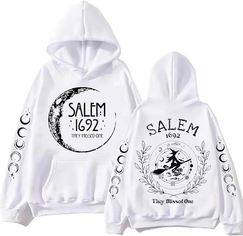 Salem 1692 They Missed One Hoodie Halloween Witch Sweatshirt Halloween Vintage Hoodie in Saudi Arabia