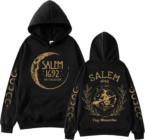 Salem 1692 They Missed One Hoodie Halloween Witch Sweatshirt Halloween Vintage Hoodie in Saudi Arabia