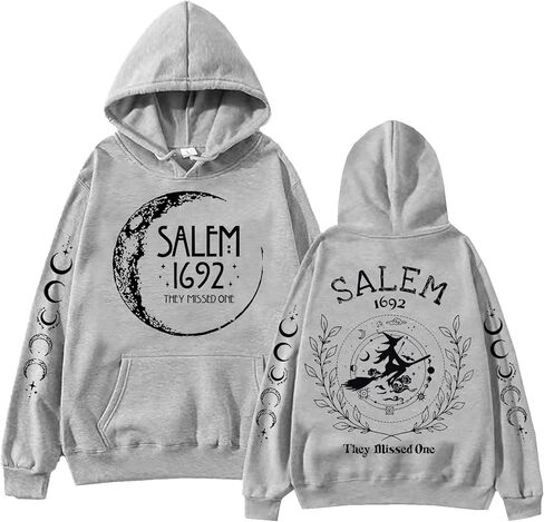 Salem 1692 They Missed One Hoodie Halloween Witch Sweatshirt Halloween Vintage Hoodie in Saudi Arabia