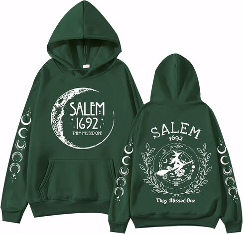 Salem 1692 They Missed One Hoodie Halloween Witch Sweatshirt Halloween Vintage Hoodie in Saudi Arabia