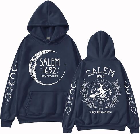 Salem 1692 They Missed One Hoodie Halloween Witch Sweatshirt Halloween Vintage Hoodie in Saudi Arabia