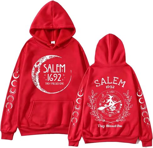 Salem 1692 They Missed One Hoodie Halloween Witch Sweatshirt Halloween Vintage Hoodie in Saudi Arabia