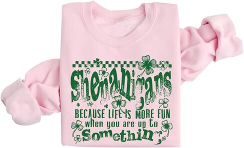 Shenanigans Irish Sweatshirt Womens St Patricks Sweatshirt in Kuwait