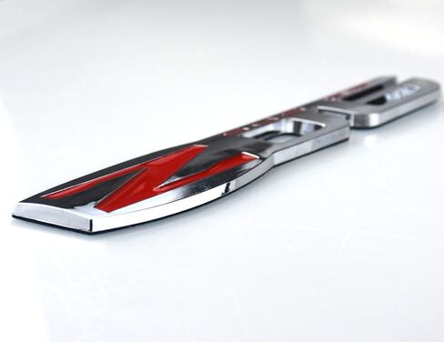 Aimoll 2pcs Corvette C6 Z06 Chevy Emblems,3D Badges 505 Hp Fender Replacement for 2006-2013 Chevrolet Corvette C6 (Chrome red) in Saudi Arabia