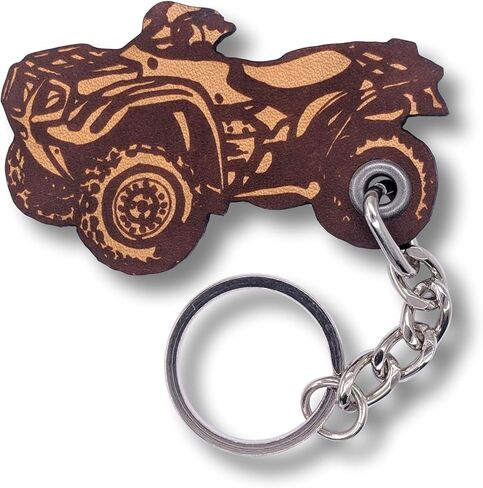 Genuine Leather Keychain, ATV, 4x4, 4 Wheeler, Quad, Side by Side, Snowmobile, Cruiser, Dirt bike, Sport Bike, in Kuwait