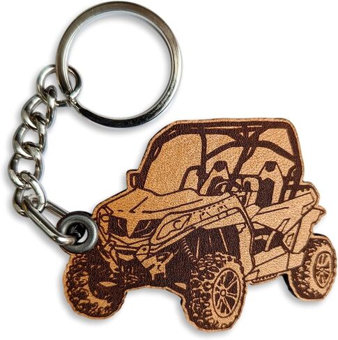 Genuine Leather Keychain, ATV, 4x4, 4 Wheeler, Quad, Side by Side, Snowmobile, Cruiser, Dirt bike, Sport Bike, in Kuwait