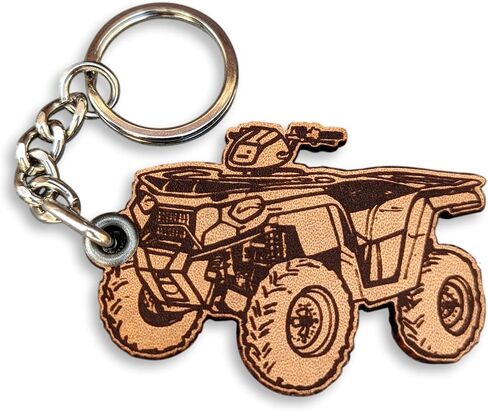Genuine Leather Keychain, ATV, 4x4, 4 Wheeler, Quad, Side by Side, Snowmobile, Cruiser, Dirt bike, Sport Bike, in Kuwait