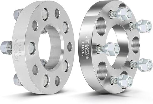 ECCPP 2PCS 1 inch Wheel Adapters Change Bolt Pattern from 5x4.75 to 5x4.5 12x1.5 Studs Fit for 1990-2005 for GMC Jimmy| 1982-2002 for Chevrolet Camaro -Only Work with 5x4.5 Wheels in Saudi Arabia