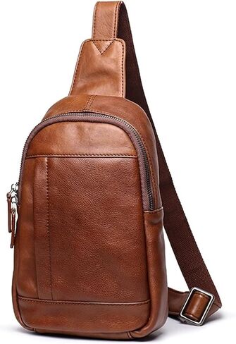 Vintage Chest Pack Lightweight Crossbody Shoulder Sling Messenger Purse for Casual Sport Hiking Travel Backpack Camping Bag in Kuwait