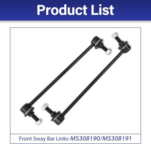 Front Sway Bar Link MS308190 MS308191 Stabilizer Bar End Link Compatible With 2021-2023 Nissan Rogue - 2 Pcs in Saudi Arabia