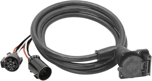 Bargman 54701-003 Adapter (90 Degree 7-Way Fifth Wheel Harness Assembly with 7' Cable) in Kuwait