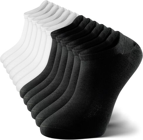 Bamboo No Show Socks for Men & Women, Low Cut Invisible Socks with Non-Slip Heel Grip, Breathable Everyday Comfort in Saudi Arabia