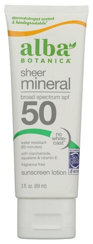 Alba Botanica Sport Sunscreen Lotion Mineral SPF 45, 4 Ounce in Kuwait