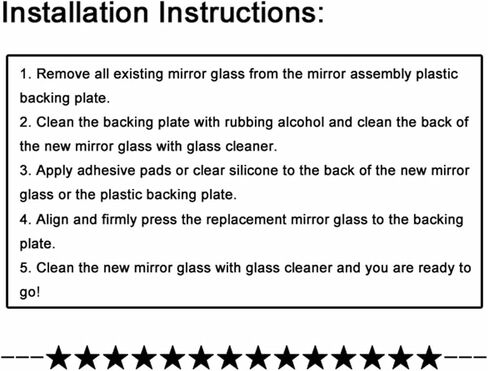 JZSUPER Lower Towing Mirror Glass fit for 2015-2020 F150, 2017 2018 2019 Ford F250 F350 F450 F550 Super Duty Pickup Truck Driver Left Side LH Convex Replacement Including Adhesive in Kuwait