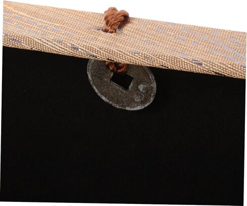 2PCS Chinese Style Necklace and Bracelet Jewelry Boxes with Tassel Vintage Ethnic Trinket Storage Case for Rings Pendants Compact Travel-friendly Organizer with Elegant Plume in Kuwait