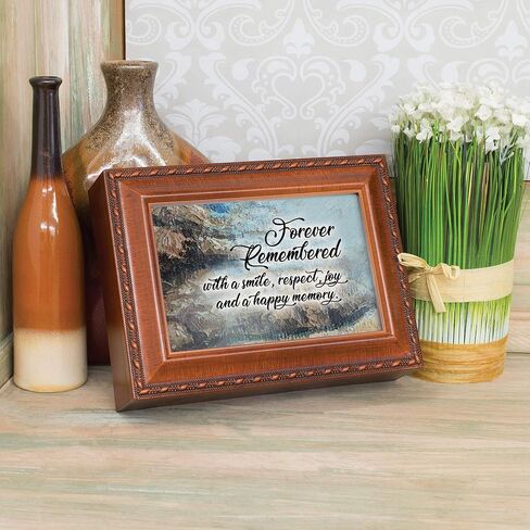 Cottage Garden Forever Remembered Memory Woodgrain Jewelry Music Box Plays Edelweiss in Saudi Arabia