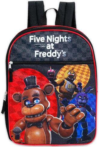 حقيبة ظهر Five Nights at Freddy's للأولاد - حزمة مع حقيبة مدرسية FNAF للأطفال بالإضافة إلى ملصقات، وزجاجة مياه، ومجموعة حقيبة ظهر أخرى للأطفال والمراهقين in Kuwait