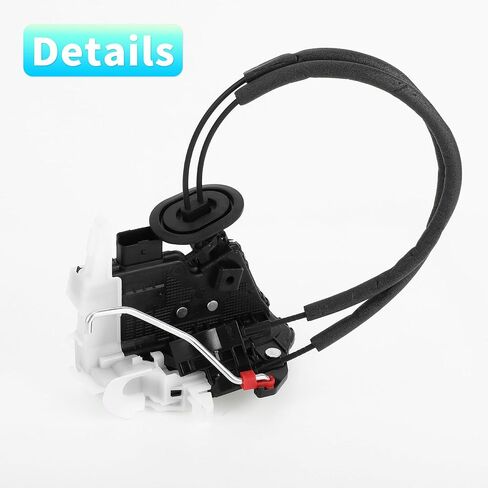 X AUTOHAUX Replacement Front Right Passenger Side Power Door Lock Actuator Motor with Cable for Kia Forte 2014-2018 for Kia Forte5 2014-2018 Door Latch Actuator Assembly No.81320A7011 Black in Saudi Arabia