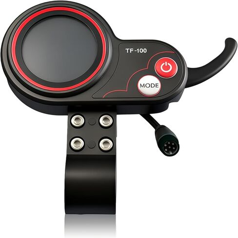 Wokyo TF-100 6Pin Waterproof Electric Scooter LCD Display and Thumb Throttle Replacement, 24V/36V/48V Universal Electric Thumb Throttle with Display Instrument Fit for Kugoo M4 Escooter Controller in Saudi Arabia