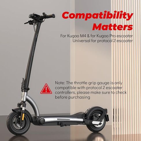 Wokyo TF-100 6Pin Waterproof Electric Scooter LCD Display and Thumb Throttle Replacement, 24V/36V/48V Universal Electric Thumb Throttle with Display Instrument Fit for Kugoo M4 Escooter Controller in Saudi Arabia
