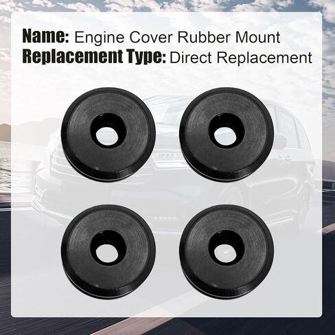 4Pcs Engine Cover Rubber Mount Insulator Compatible with Honda Accord 2013-2017 Odyssey 2020-2024 Acura MDX RLX 2014-2020 RDX 2016-2018 Replaces 17122-5G0-A00 171225G0A00 in Kuwait