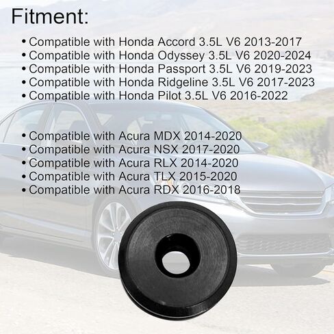 4Pcs Engine Cover Rubber Mount Insulator Compatible with Honda Accord 2013-2017 Odyssey 2020-2024 Acura MDX RLX 2014-2020 RDX 2016-2018 Replaces 17122-5G0-A00 171225G0A00 in Kuwait