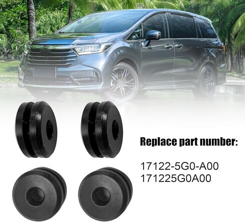 4Pcs Engine Cover Rubber Mount Insulator Compatible with Honda Accord 2013-2017 Odyssey 2020-2024 Acura MDX RLX 2014-2020 RDX 2016-2018 Replaces 17122-5G0-A00 171225G0A00 in Kuwait