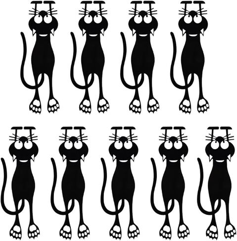 9 - Pack Cat Silhouette Bookmarks: Multi - Pack Options for Book Lovers in Saudi Arabia