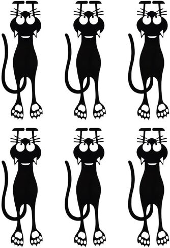 9 - Pack Cat Silhouette Bookmarks: Multi - Pack Options for Book Lovers in Saudi Arabia