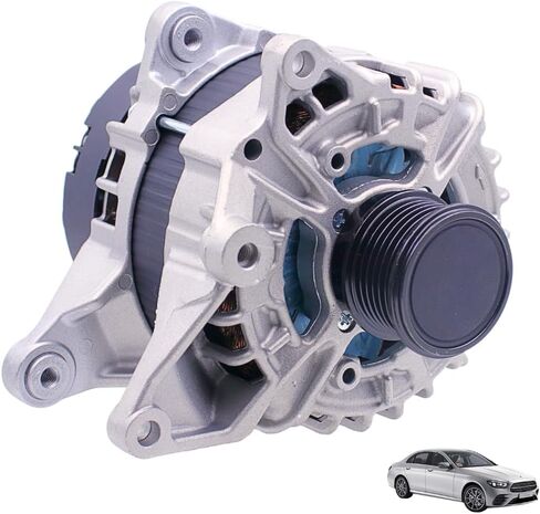 12V 190A A0009067703 Alternator for Mercedes-Benz C300 W205 2015-2018 For GLC300 C253 2016-2019 For GLC350e 2020 For Metris SC6 pulley 2018-2021 For Metris 2021 CW 4-Groove #0125812011 0125812058 in Kuwait