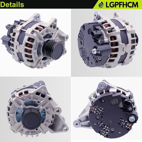 12V 190A A0009067703 Alternator for Mercedes-Benz C300 W205 2015-2018 For GLC300 C253 2016-2019 For GLC350e 2020 For Metris SC6 pulley 2018-2021 For Metris 2021 CW 4-Groove #0125812011 0125812058 in Kuwait
