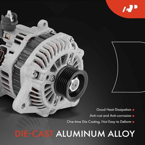 A-Premium Alternator Compatible with Ford Ranger 2010-2011 2.3L, 12V 100A 6-Groove Pulley Clockwise, Replace# AL5T-10300-CA, AL5T-103400-CA in Saudi Arabia