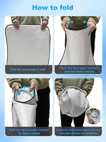 INSAUTO Windshield Sun Shade for 2022 2023 2024 2025 Ford Maverick Accessories, [Upgraded 7-Layer Protection], Foldable Front Windshield Sunshade, Block Out UV Rays & Heat, Keep Car Cool in Kuwait