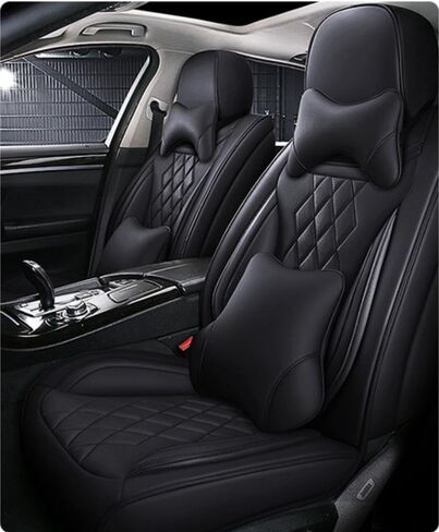 Leather Car Seat Covers for Chevy Blazer 2019-2023 Waterproof,Breathable and Non-Slip Napa Leather Car Interior Seat Covers,Comfortable and Durable,Easy to Install(5PCS,Luxury,Coffee) in Saudi Arabia