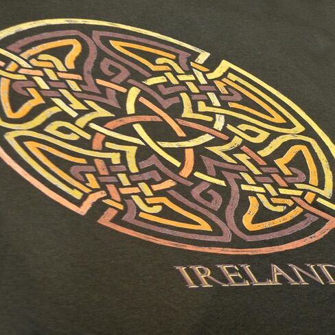 Ireland Bottle Green Short Sleeve Celtic Knot T-Shirt for Men in Saudi Arabia